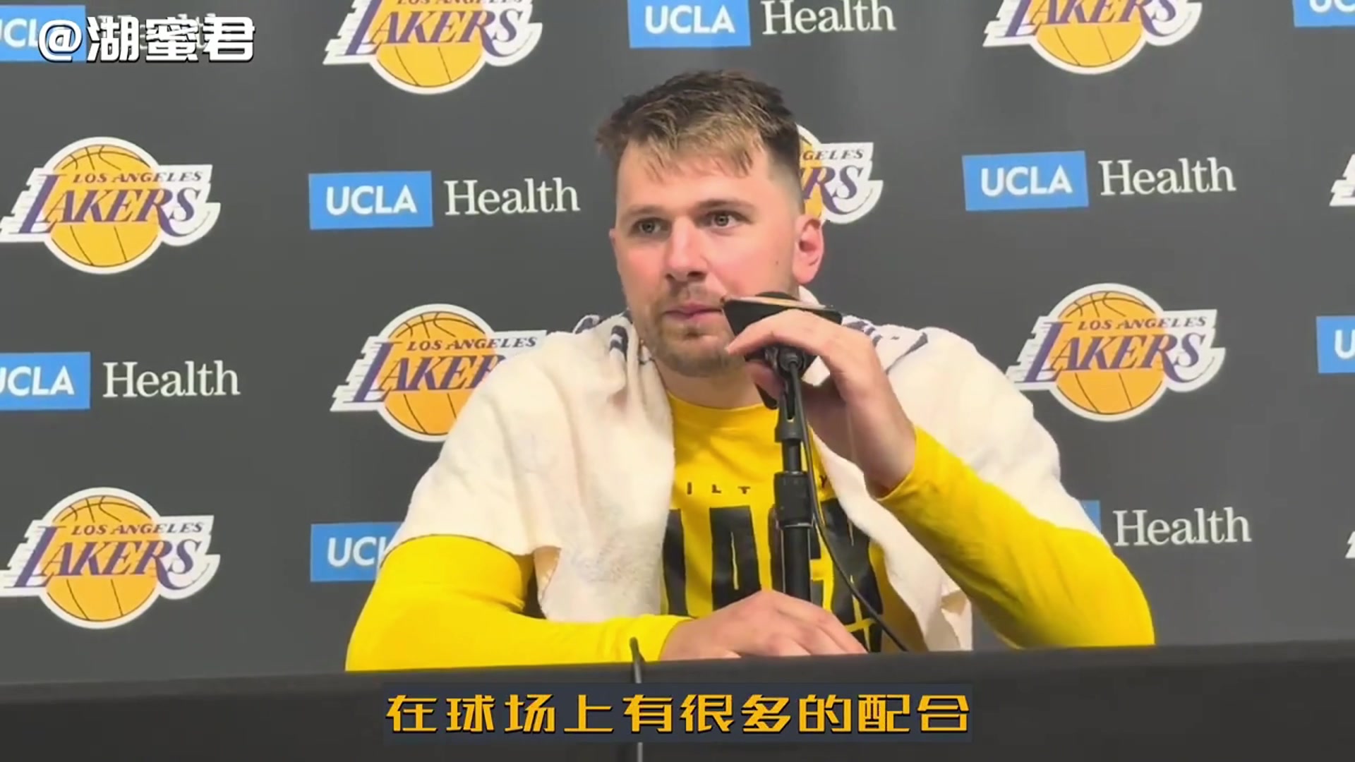 最后5分鐘和詹姆斯配合很多！東契奇：他都40歲了，還這么不可思議！