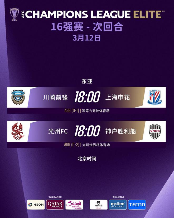 中超大局！申花出局，亞冠名額減一。