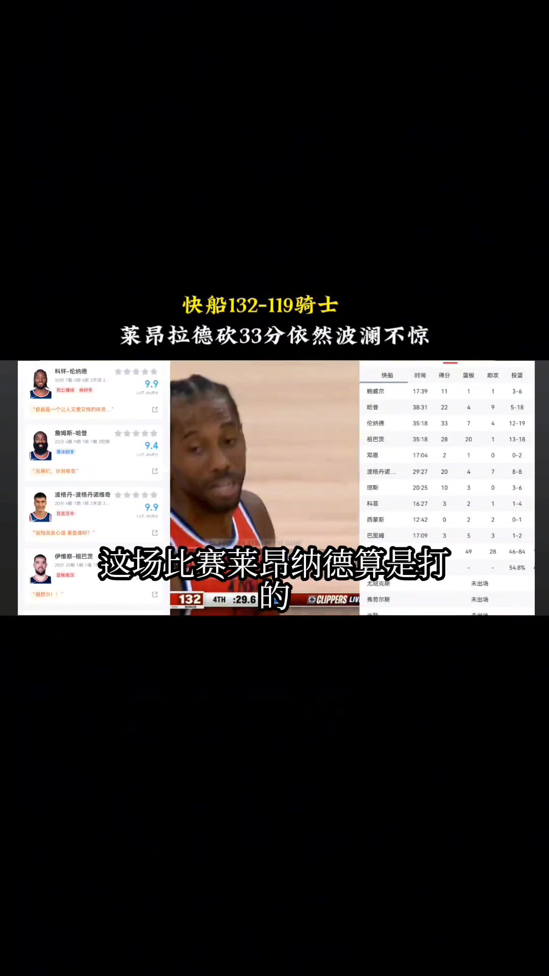 靜雨：今天贏騎士小卡內(nèi)心沒啥喜悅的！打幾個小孩 當(dāng)年打老詹啊