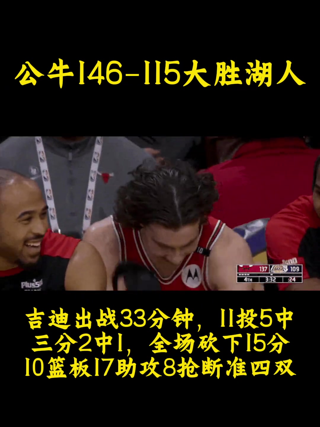 基迪差點四雙，《完全體湖人》成功把我逗笑了