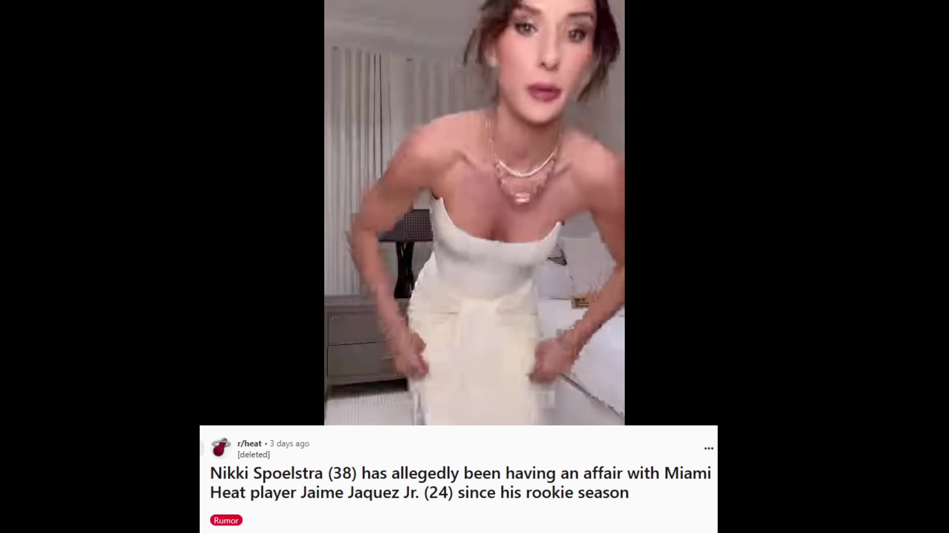 姐姐的魅力？有傳言小海梅正與斯波前妻尼基保持地下情