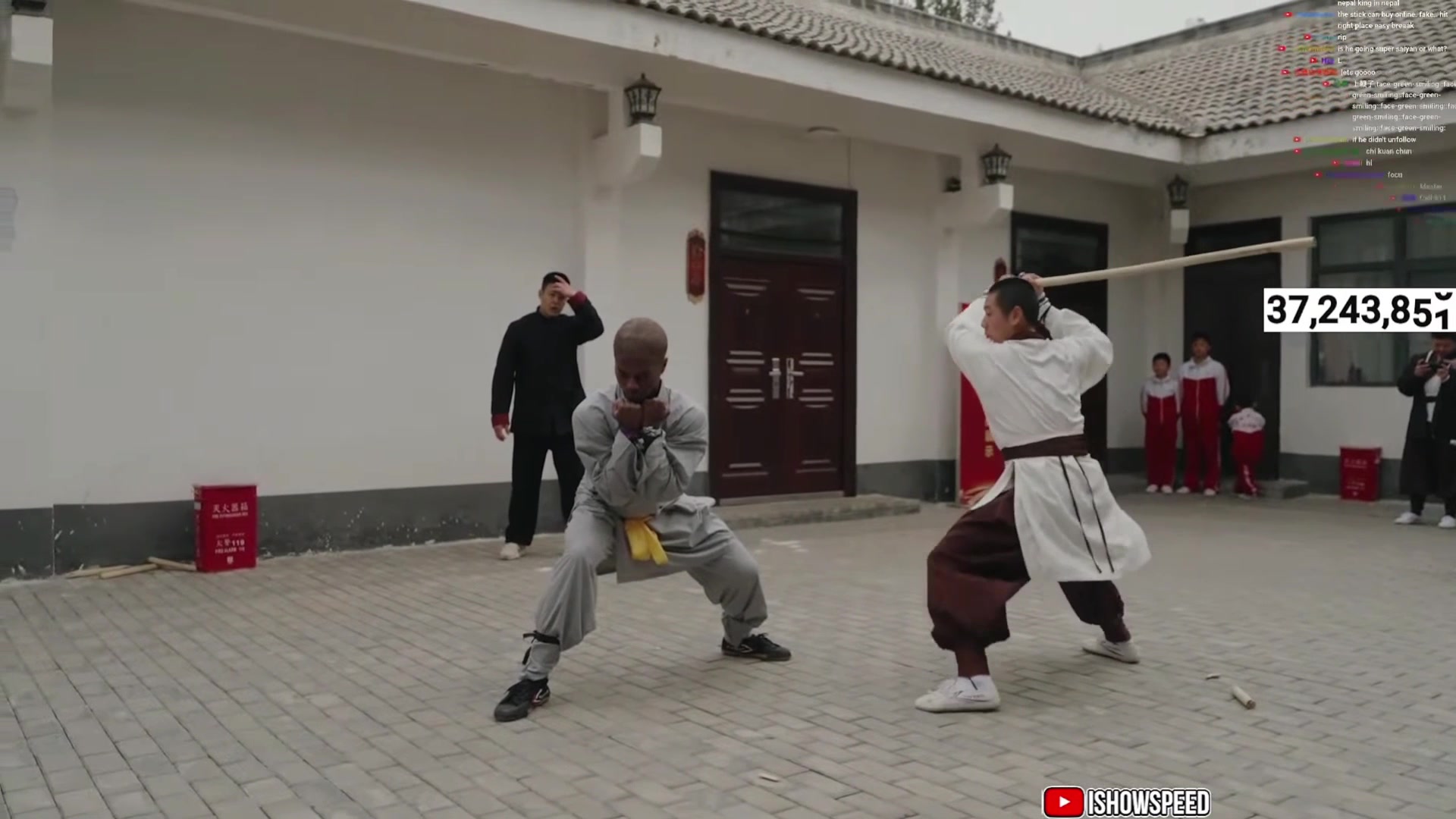 狠活兒！甲亢哥被師傅一棍子干趴下了