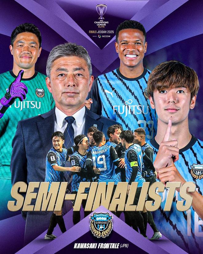 亞冠四強川崎勝薩德，成東亞獨苗，沙特三強圍攻。