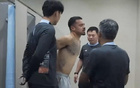 李可賽前扭腰拿鞋，梅州帶傷堅(jiān)持半場(chǎng)。