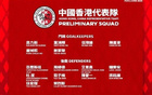 中國香港隊(duì)37人初選名單，出征亞洲杯預(yù)選賽，中超中甲占10人。