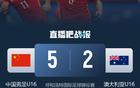 國(guó)少大勝澳U16，兩勝一平奪冠，謝晉傳射，五人進(jìn)球。