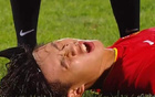 亞洲強(qiáng)隊對決！中國U16與日本平局，球員英勇?lián)跚蛘鸷橙诵模? title=