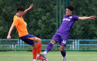 泰山隊內賽：一隊勝B隊，克雷桑雙響，陳蒲進球，比分5-2