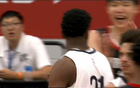 楊瀚森因米西吃T鼓掌，NBA招式。