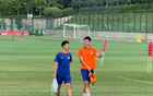 一線隊(duì)訓(xùn)練新秀彭逸翔參與合練