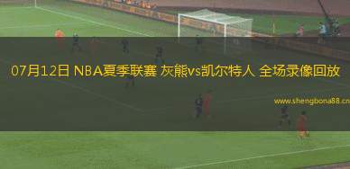 07月12日 NBA夏季聯(lián)賽 灰熊vs凱爾特人 全場(chǎng)錄像回放