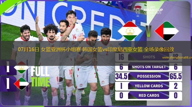 07月16日 女籃亞洲杯小組賽 韓國女籃vs印度尼西亞女籃 全場錄像回放